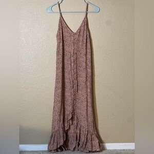 Rails Frida Spotted Rose Midi Sleeveless Sundress